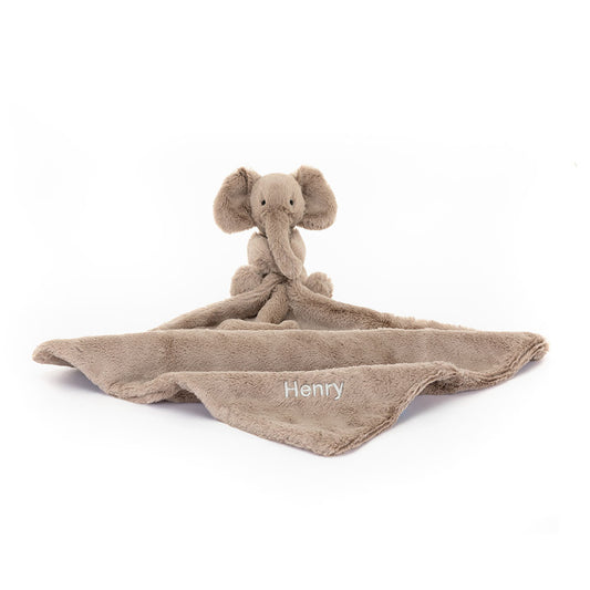 Personalized Smudge Elephant Soother